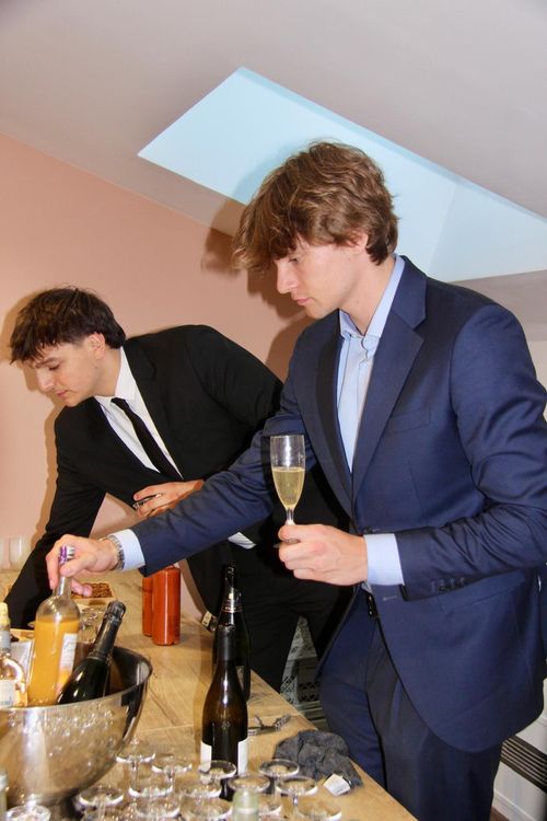 image of a decorated event setting (for a chinese restaurant)