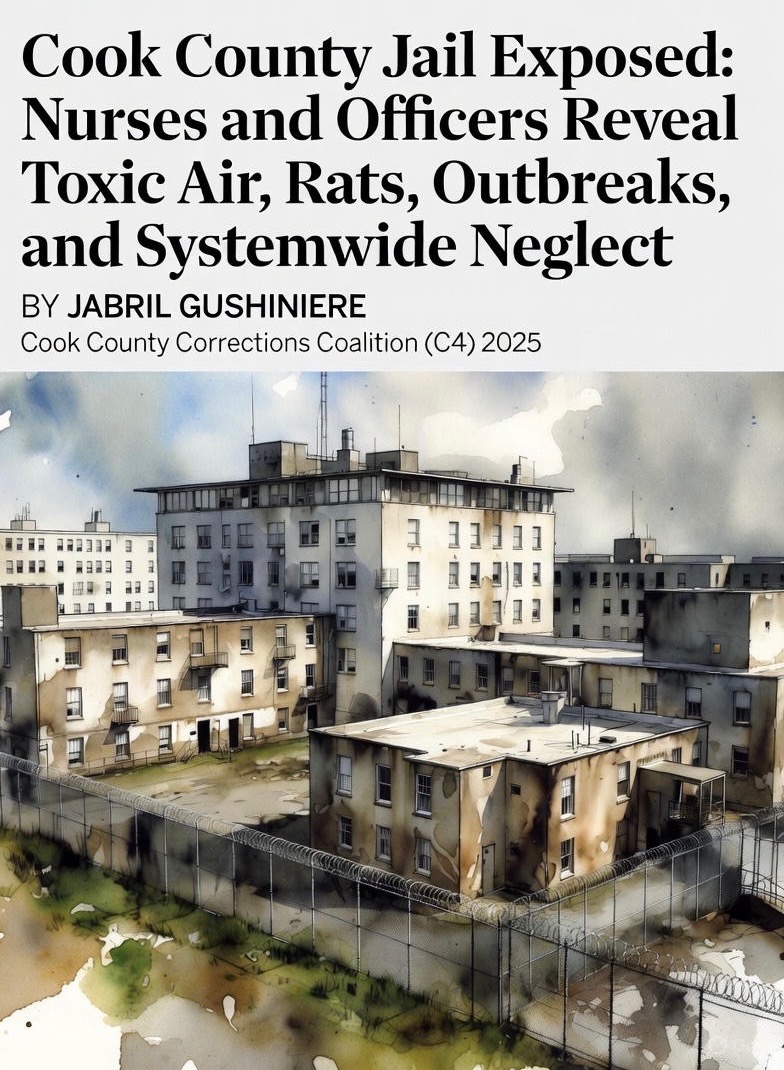 Cook County Jail Exposed: Nurses and Officers Reveal Toxic Air, Rats, Outbreaks, and Systemwide Neglect