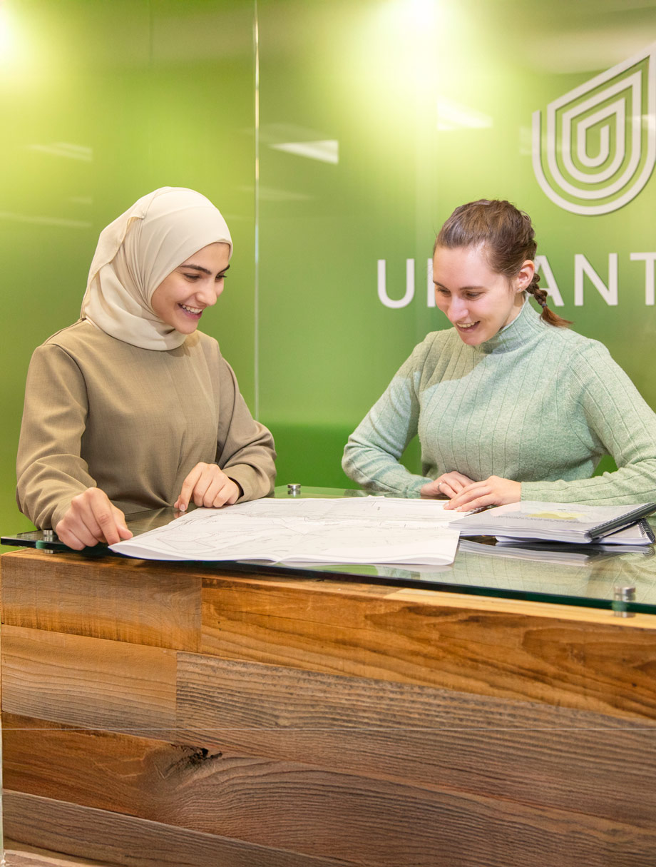 Team members in a conference room