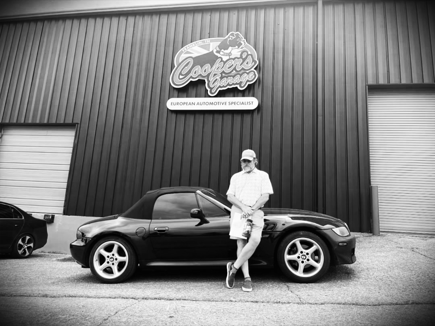 BMW Z3 roadster after Liqui Moly oil service at Cooper’s.