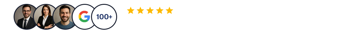Top Google-Bewertungen für Strafrechtsanwalt München Dr. Gau – 4,9 Sterne aus 100+ Bewertungen, erfahrenes Strafverteidiger-Team.