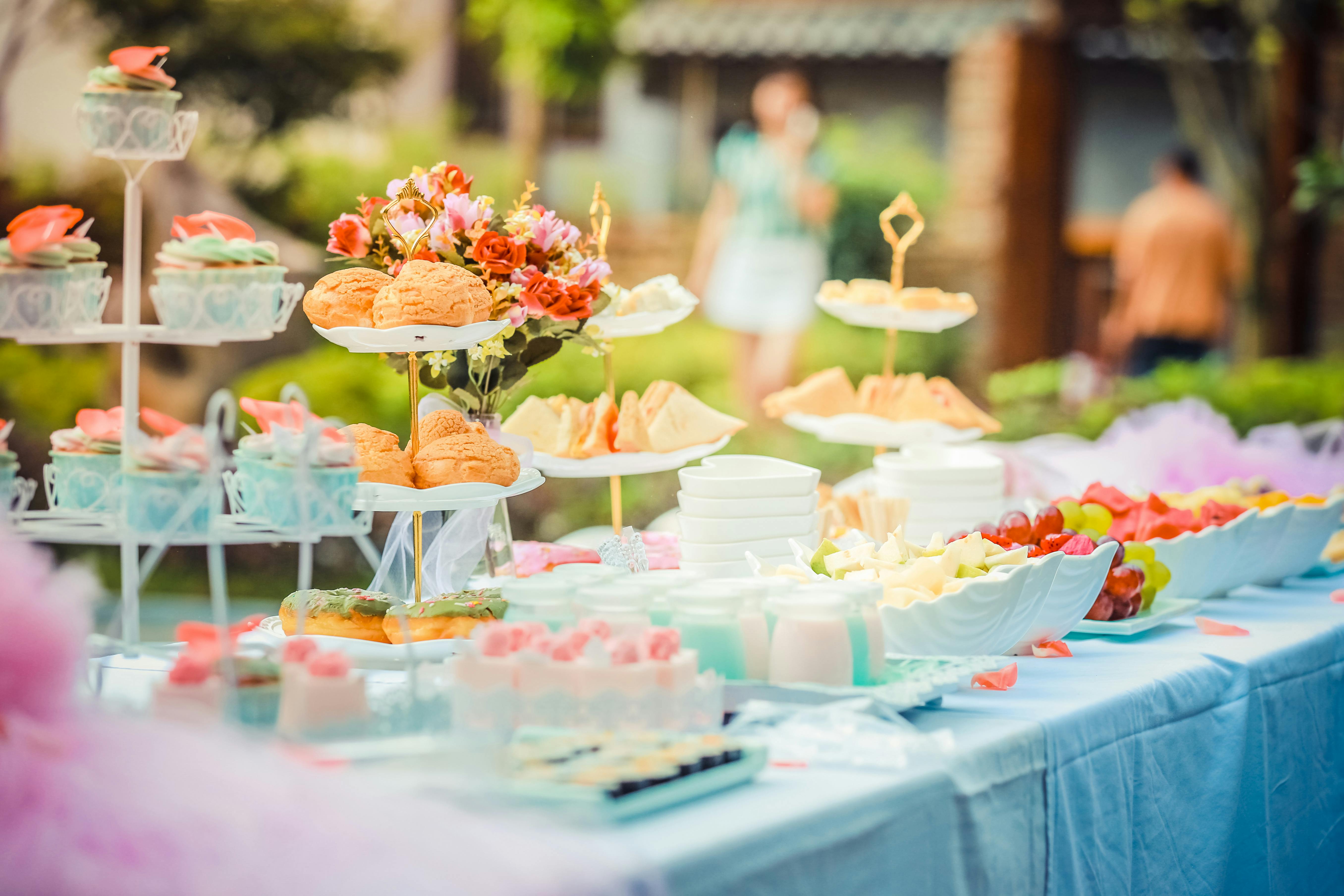 image of a decorated event setting (for a chinese restaurant)