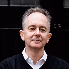 Headshot of Adam Morgan, writer of Eating the Big Fish.
