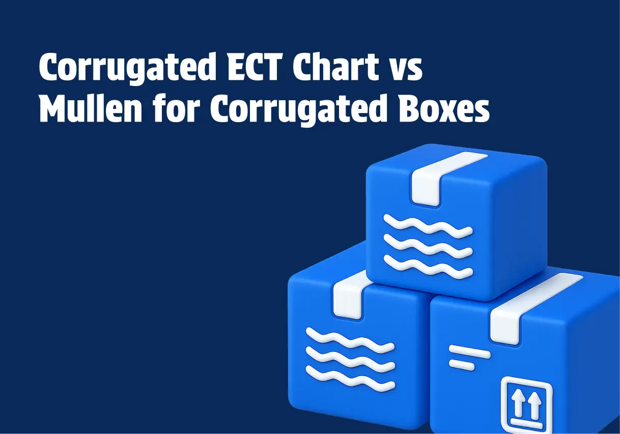 Corrugated ECT Chart vs Mullen for Corrugated Boxes