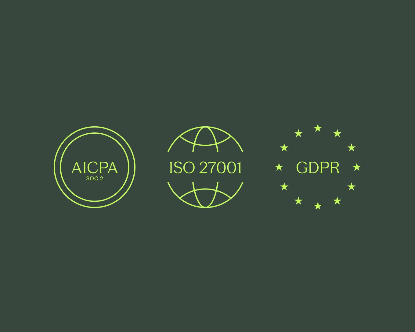 Compliance badges
