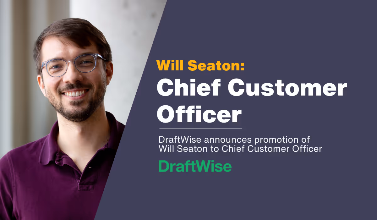 Draftwise announces promotion of Will Seaton to Chief Customer Officer 
