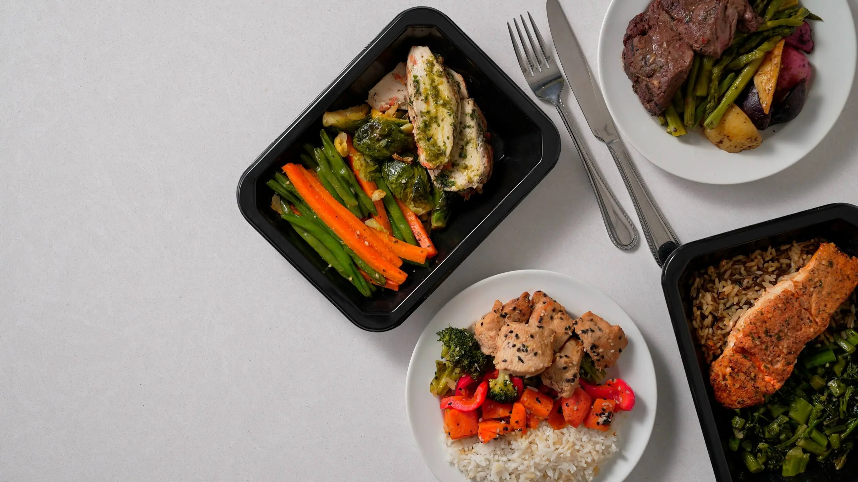 Chef-prepared medically tailored meal supporting recovery center patients