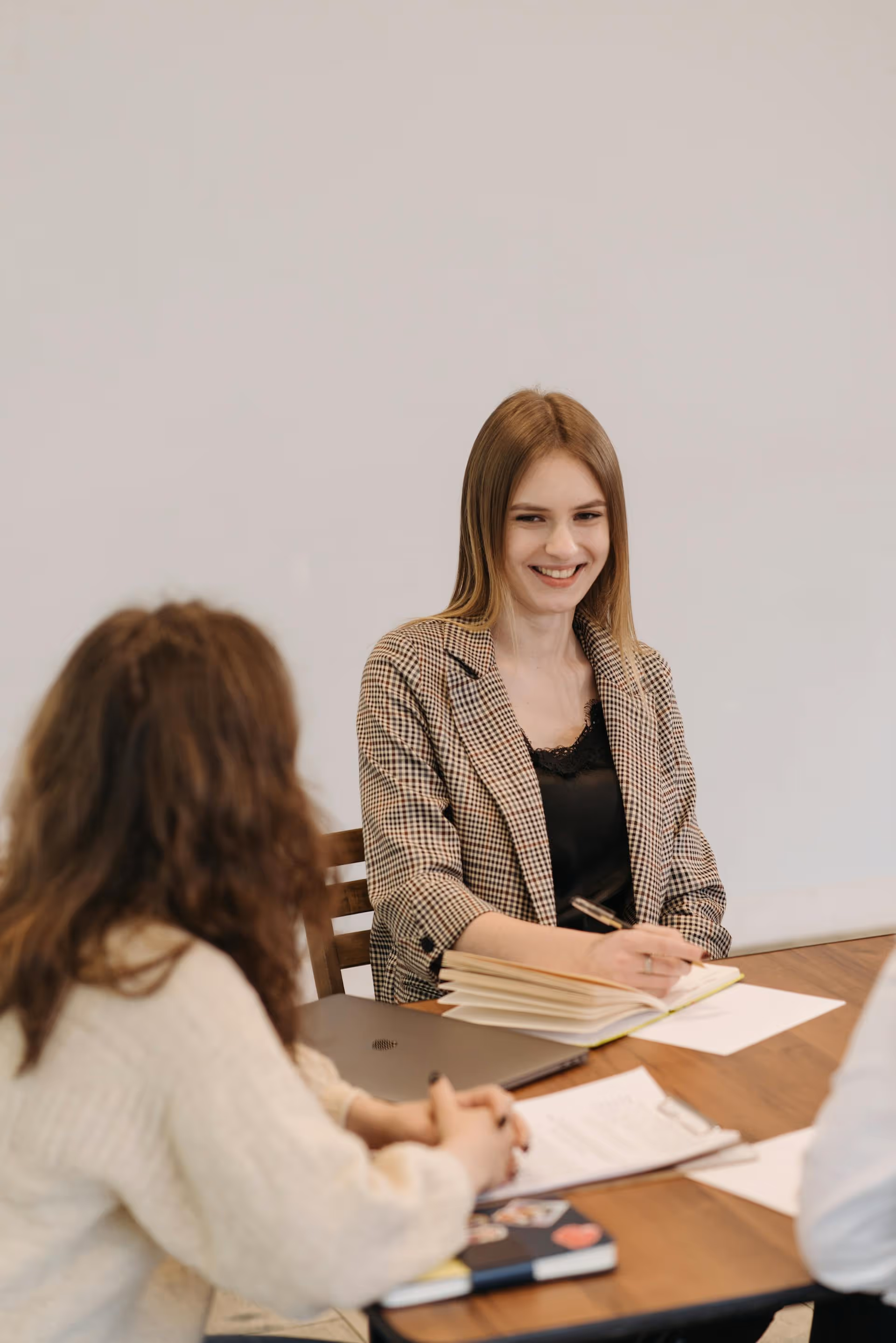 High school student learning with a tutor