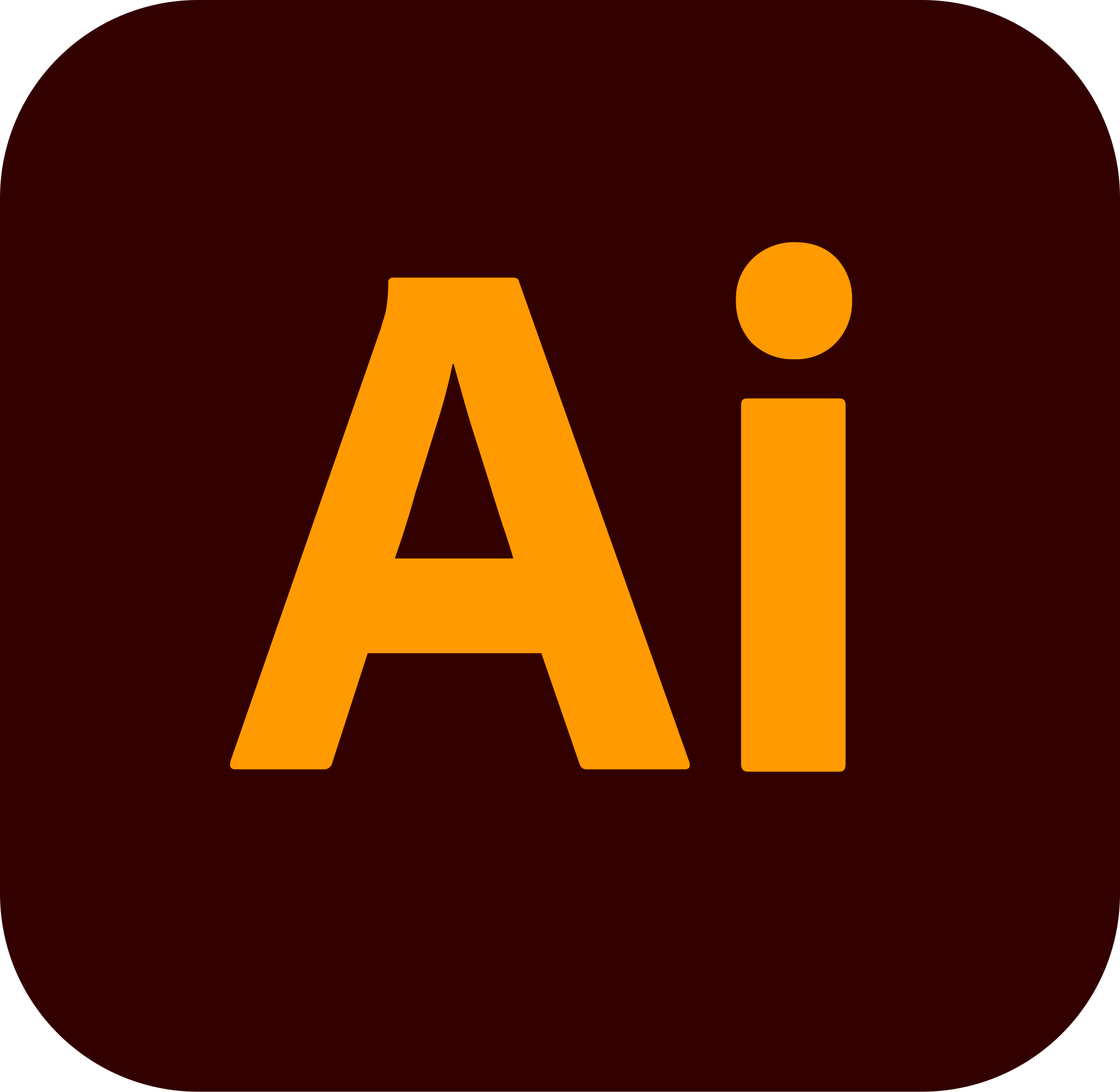 "Adobe Illustrator" logo.