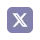 Weißes Kreuz in einem graublau-violetten quadratischen Symbol mit abgerundeten Ecken.