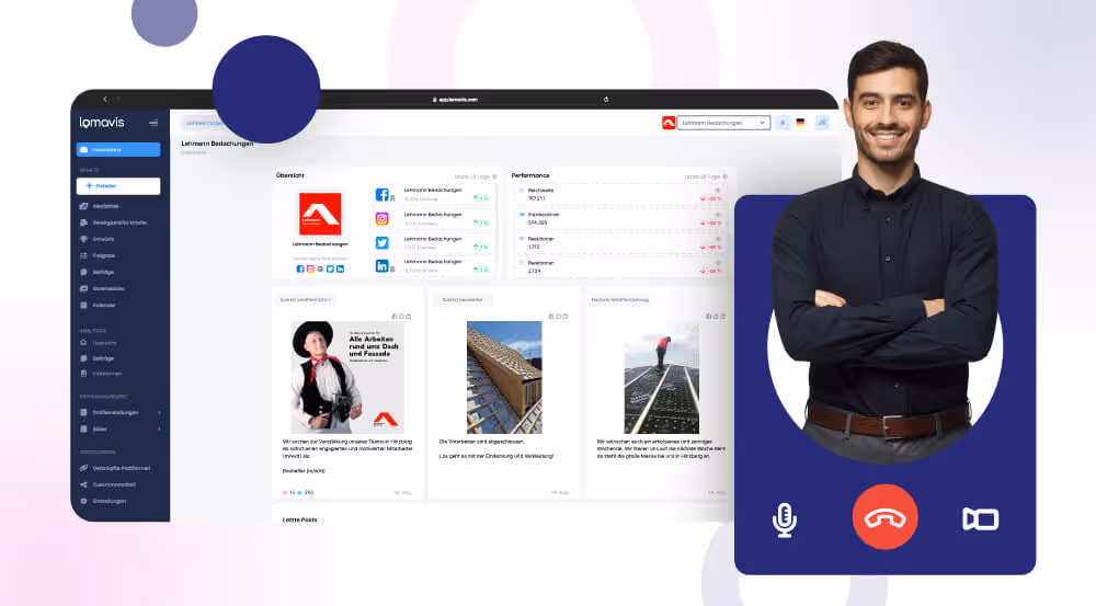 Kostenlose Demo/Produkttour bei Lomavis buchen.