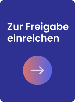 Schaltfläche zum Einreichen eines Beitrags in den Freigabeprozess
