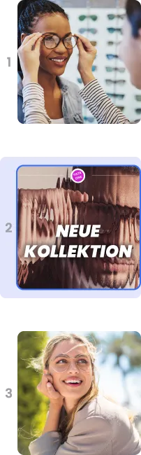 Beiträge in der Ansicht zur Feedvorschau auf Instagram