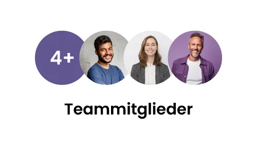 Übersicht mehrerer Teammitglieder zur gemeinsamen Bearbeitung von Nachrichten