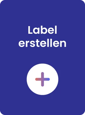 Kachel zum Erstellen eines neuen Labels für die Auswertung von Social-Media-Beiträgen