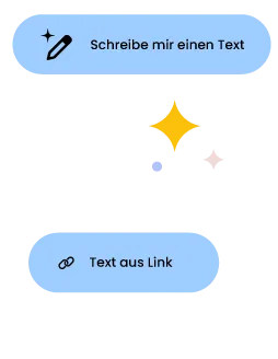 Lomavis KI Assistent zur Erstellung markenspezifischer Social Media Texte mit Funktionen wie „Text schreiben“, „Text aus Link“ und individuellen Profil-Einstellungen.