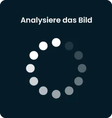 KI analysiert ein hochgeladenes Bild im Lomavis Social Media Tool zur Generierung passender, kontextbezogener Texte.