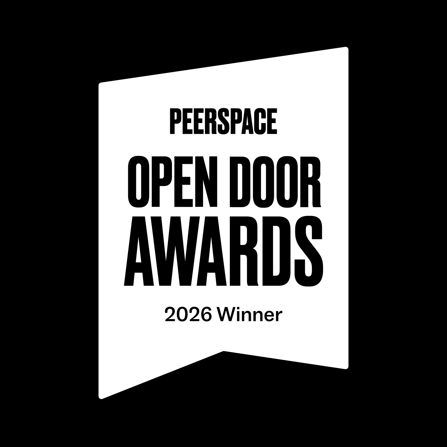 Peerspace Open Door Awards 2026 Winner