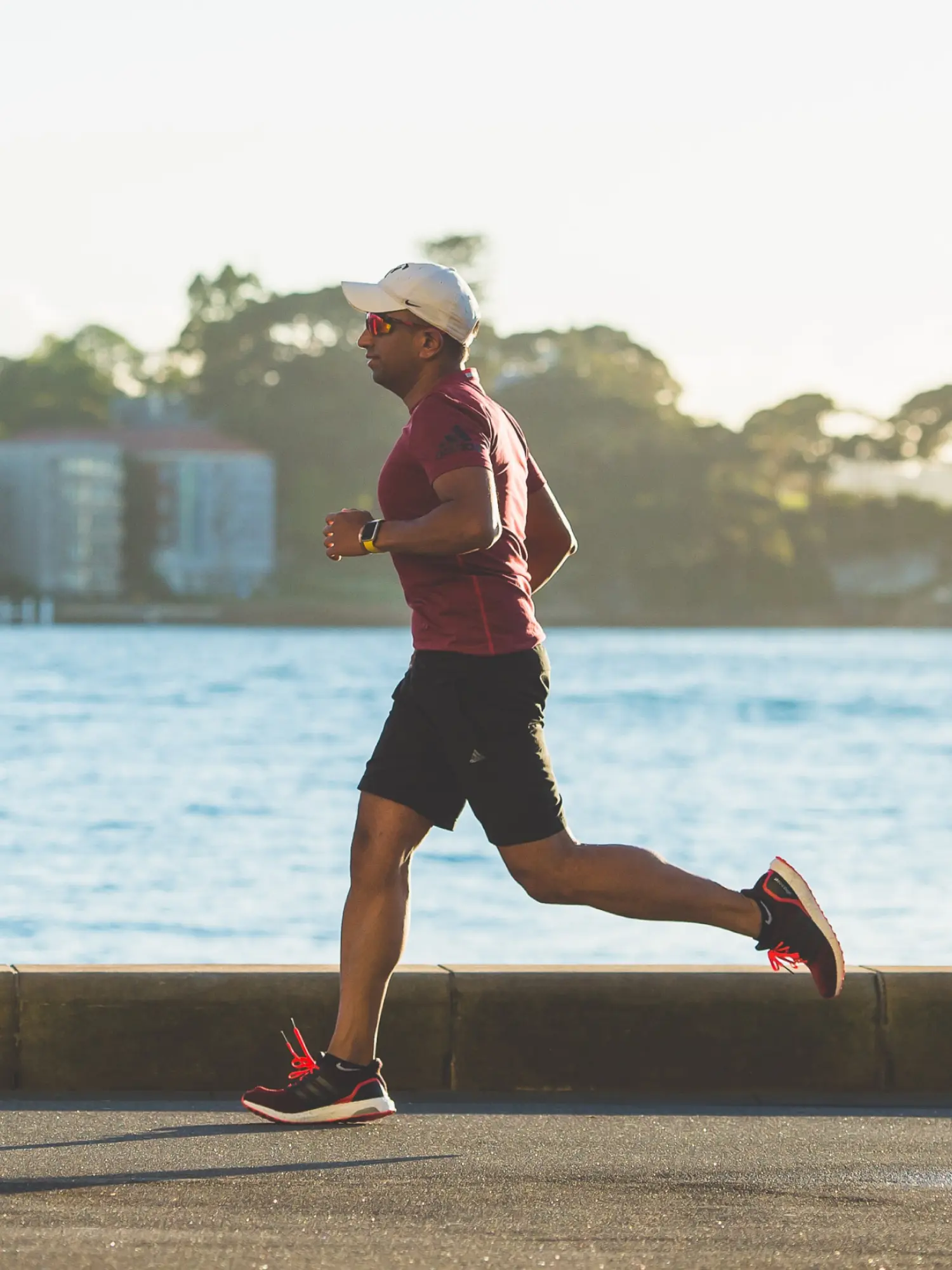 a healthy looking man running