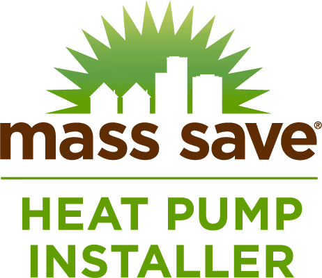 Mass Save energy efficiency financing and rebate program logo showing Minuteman’s participation in helping homeowners access low-interest HEAT loans and energy-saving upgrades.