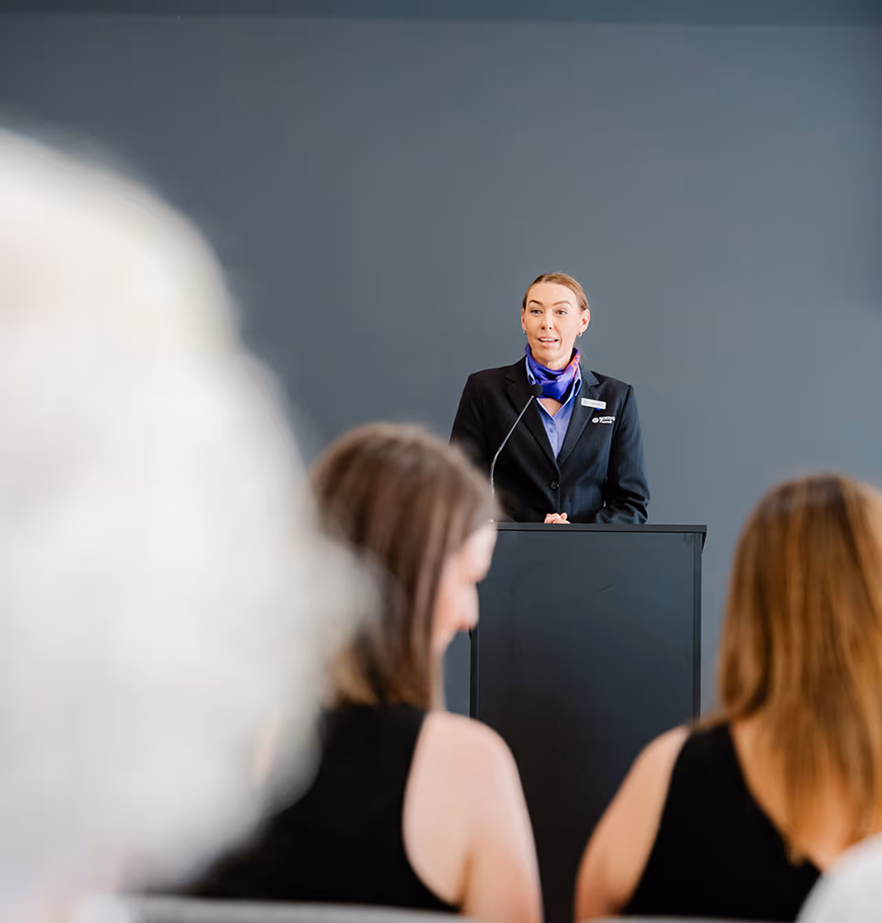 Friendly funeral director welcoming guests at North East Funerals, serving North East Victoria communities.