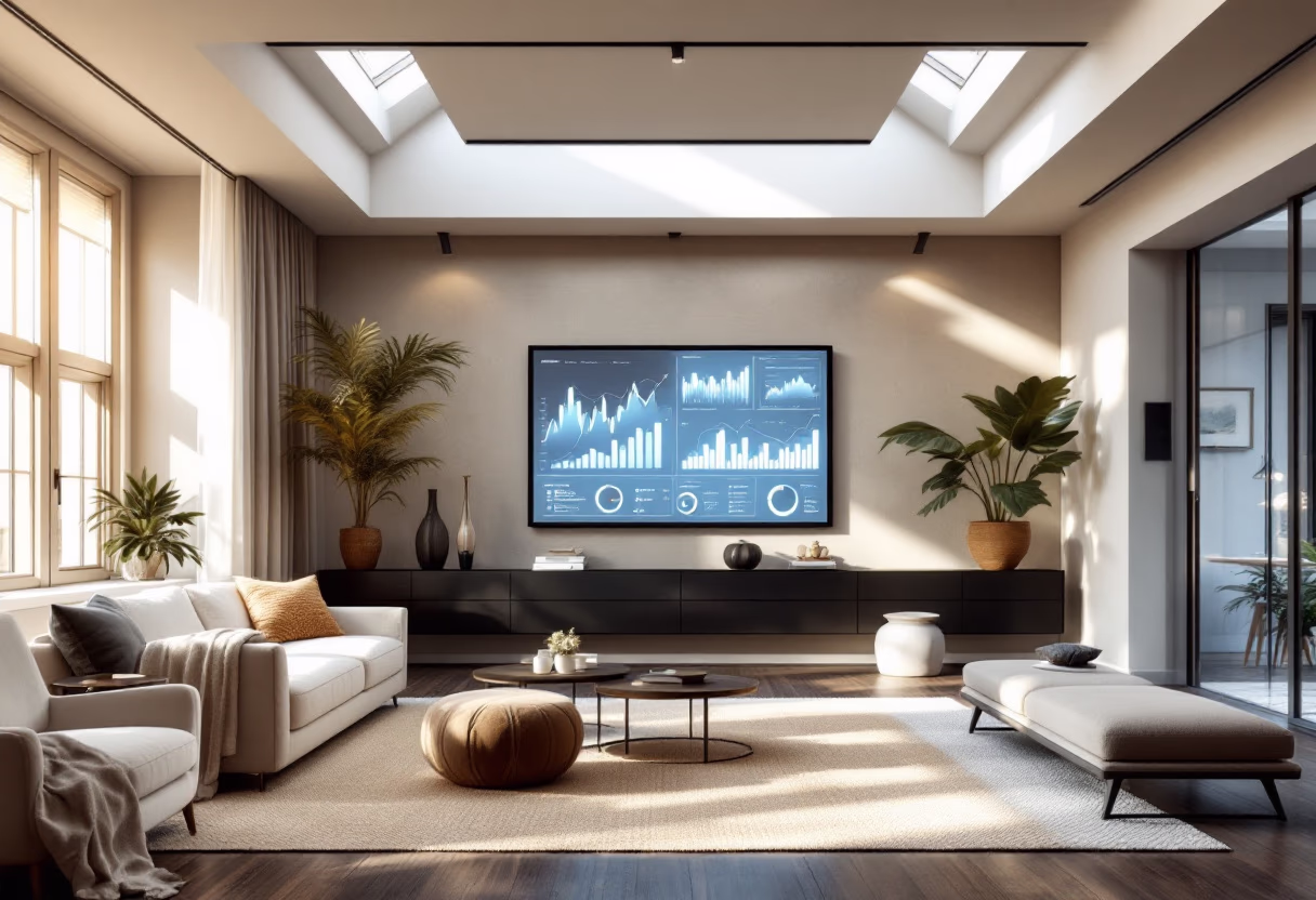 [background image] image of futuristic technology (for a data analytics and business intelligence)