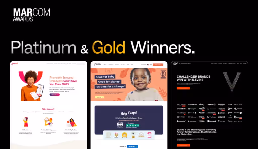 Pura, Instant Financial and 5&Vine website award winners - The Contender