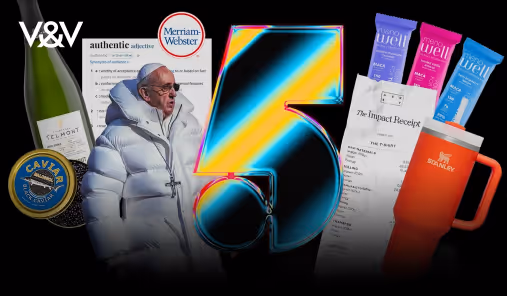 Collage of brand images from technology to authenticity - The Contender