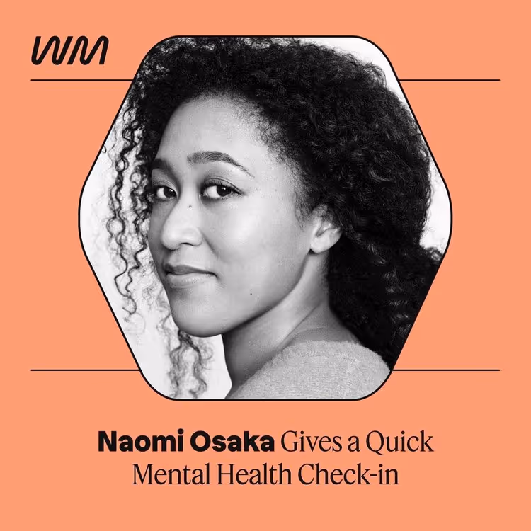 Naomi Osaka gives a quick mental health check in graphic