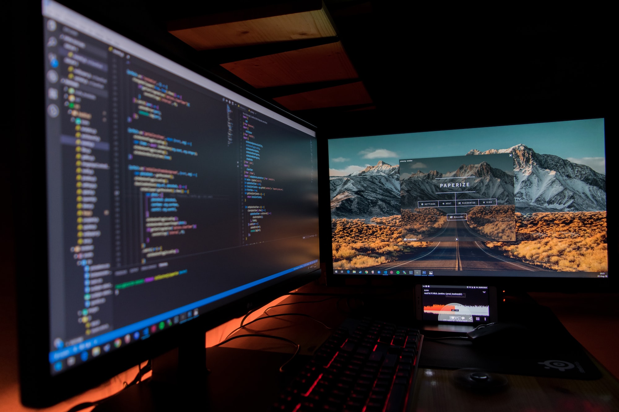 Computer with code demonstrating how to extract skills from a resume using python