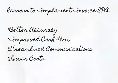 reasons to implement invoice RPA