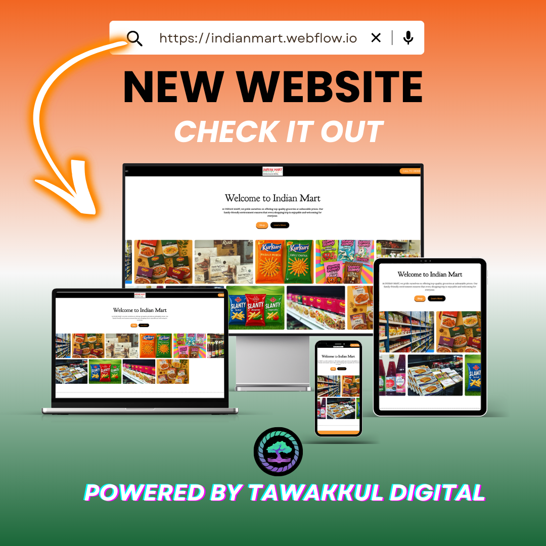 Indian Mart grocery website preview