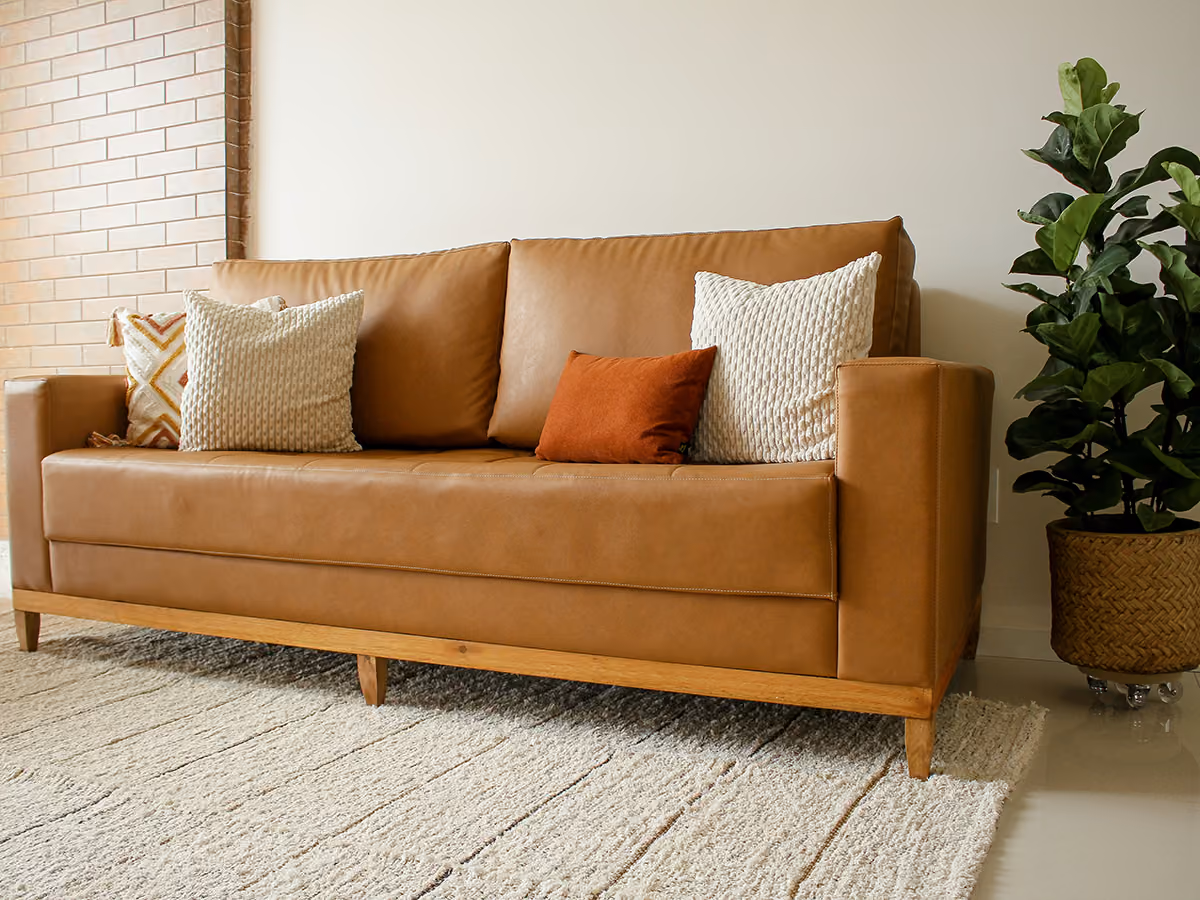 Leather lounge