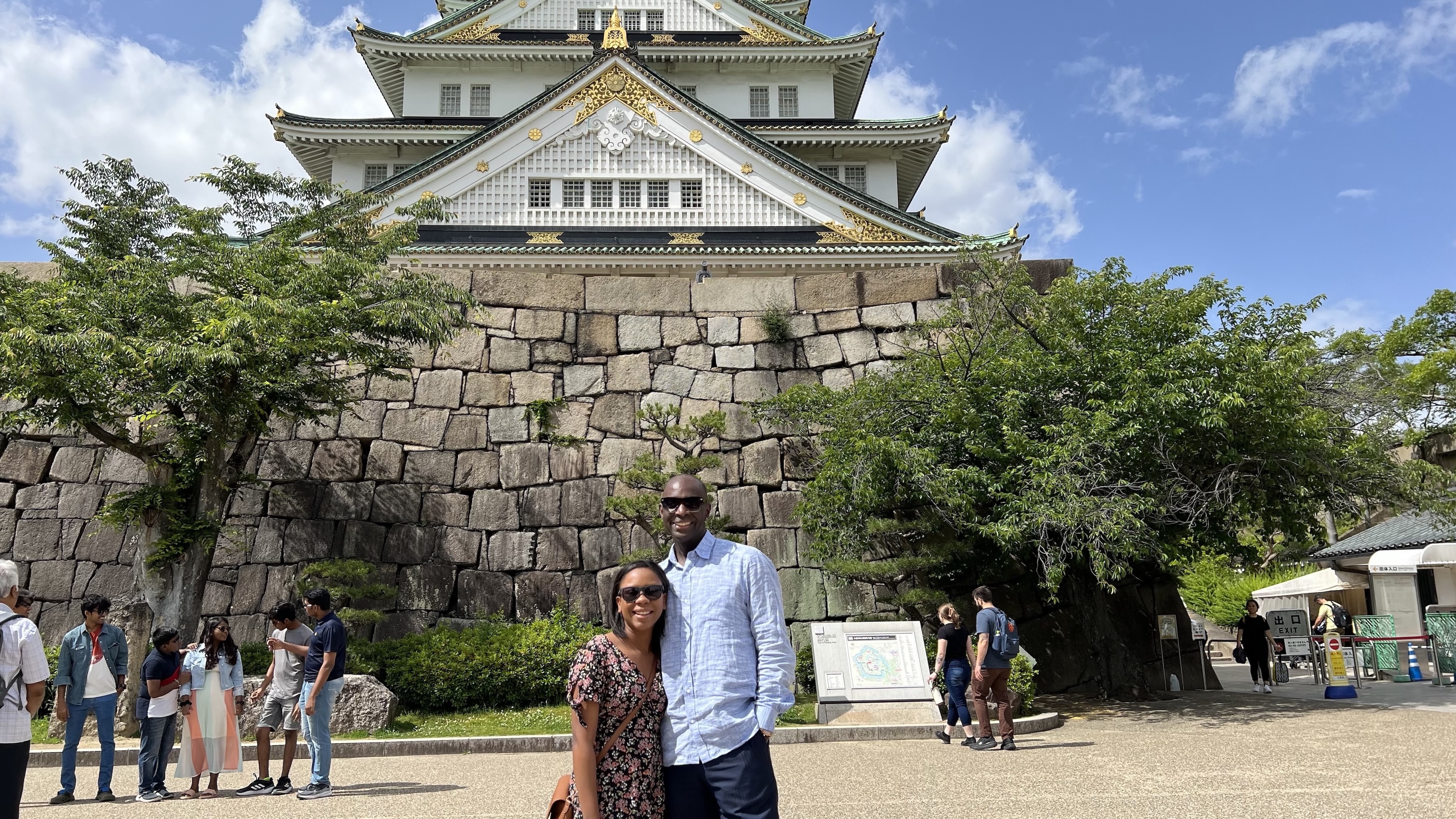 Water temple scene — Japan