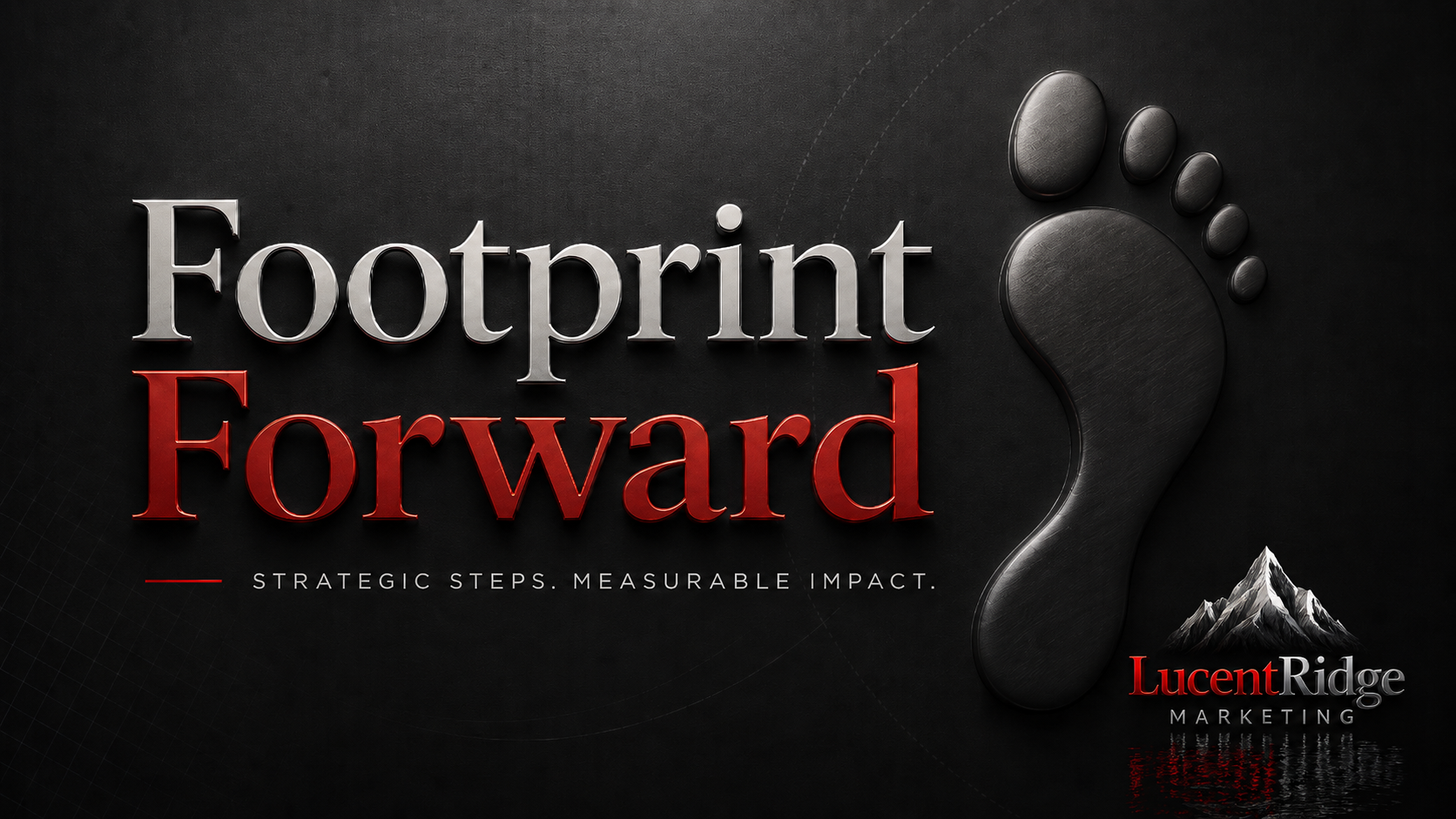 For footprint forward