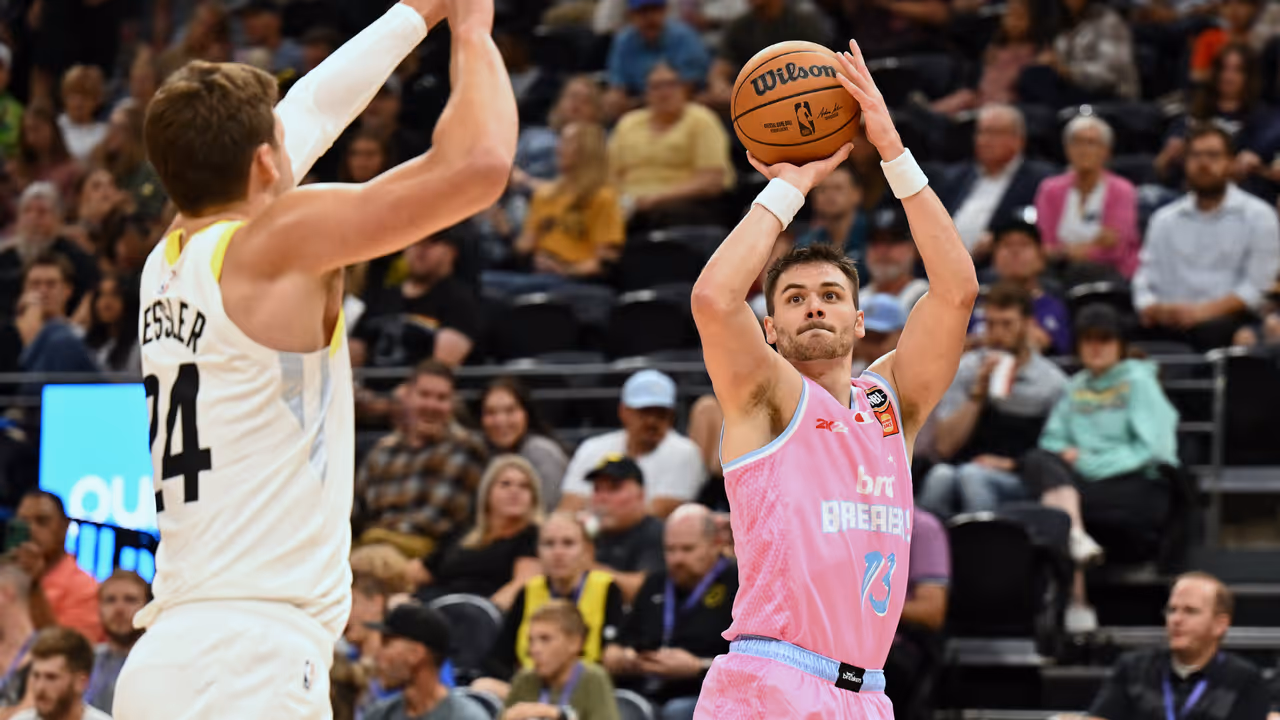 BNZ Breakers hang tough against Utah Jazz