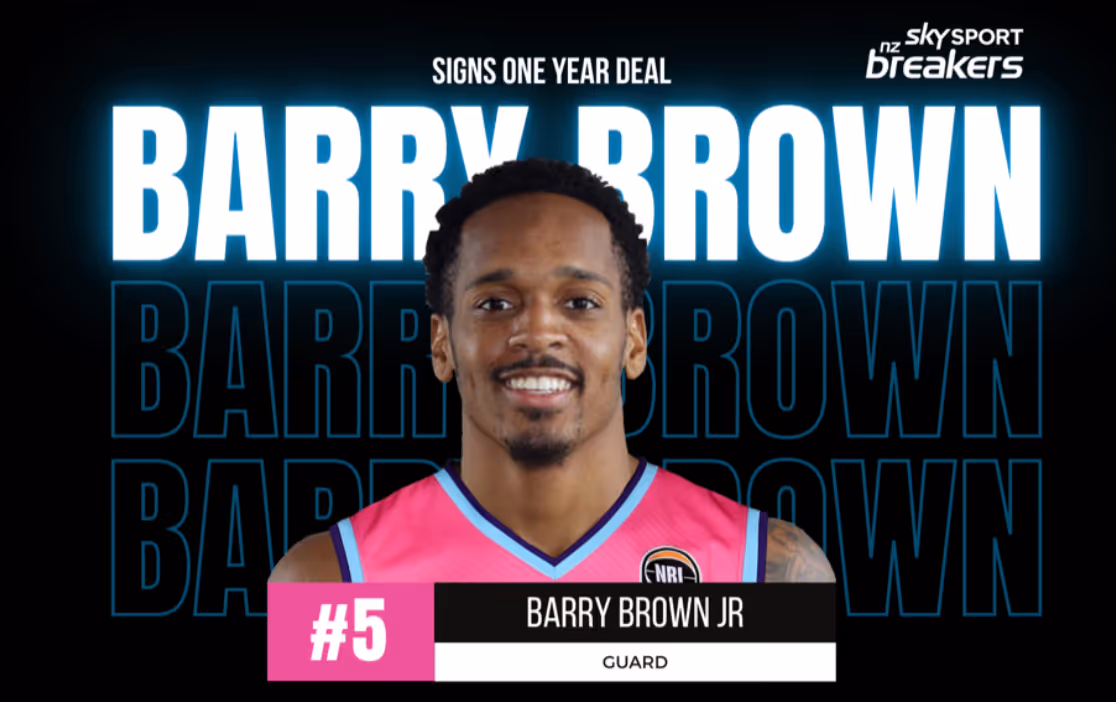 Breakers Reveal Final Import to Complete NBL23 Roster
