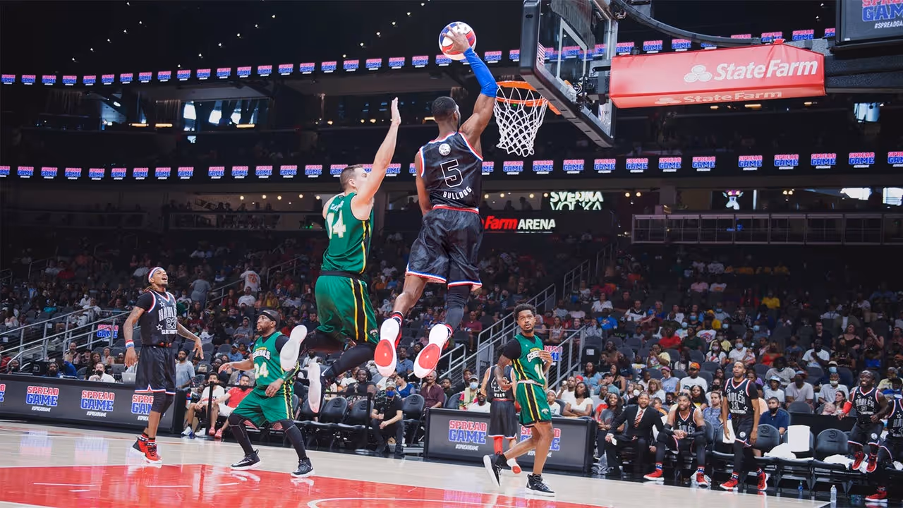 WIN: Bench seats at the Globetrotters