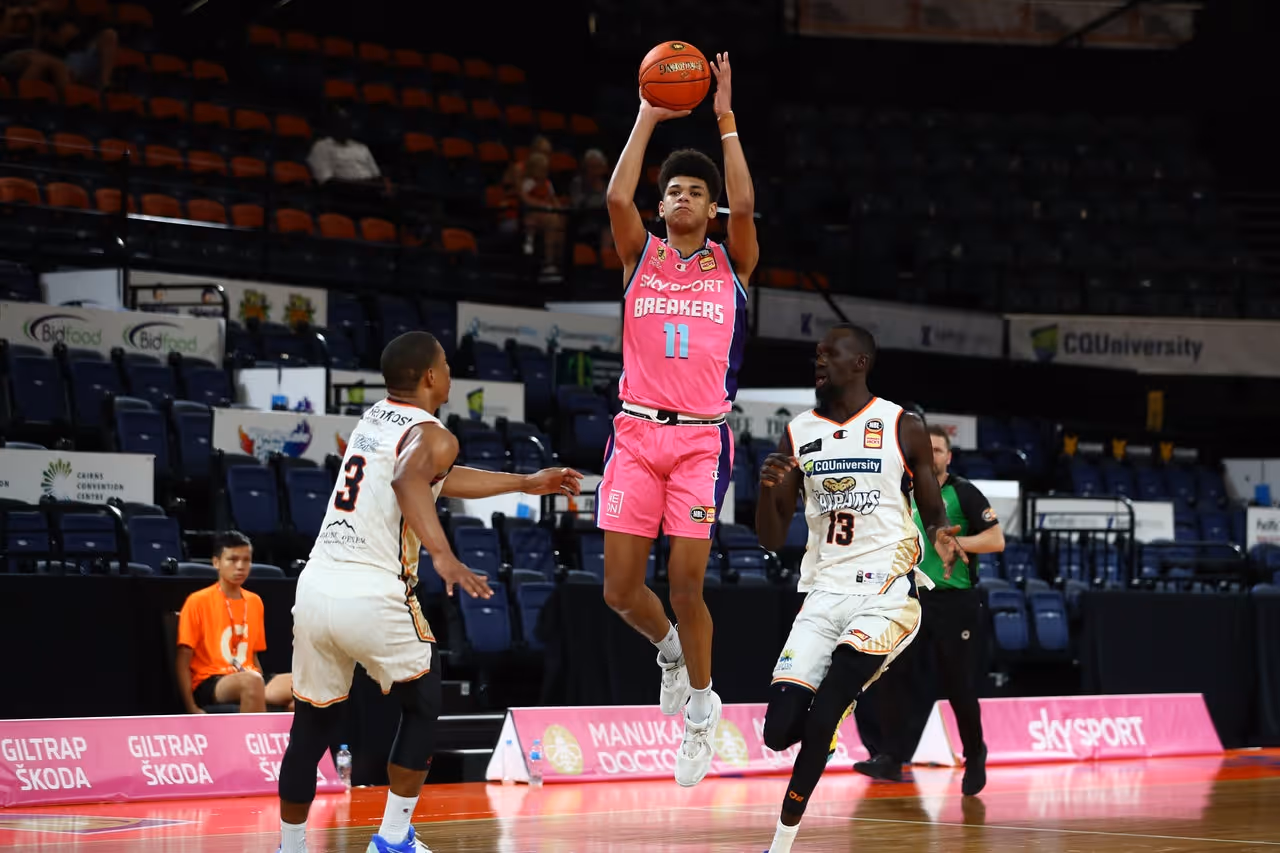 R17: Shamir and Dieng press conference vs Cairns Taipans