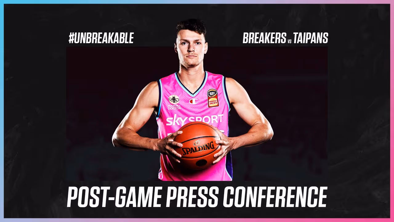 Shamir and Wetzell press conference vs Cairns Taipans