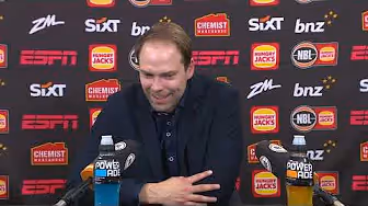 Petteri Koponen press conference vs Melbourne United - Round 5 NBL26