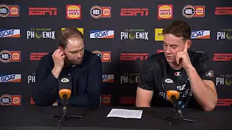Petteri Koponen and Sam Mennenga press conference vs S.E Melbourne Phoenix - Round 4 NBL26