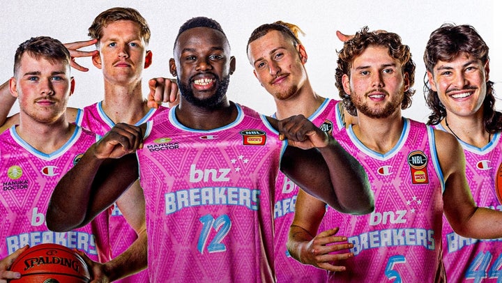 BNZ Breakers in NZNBL action