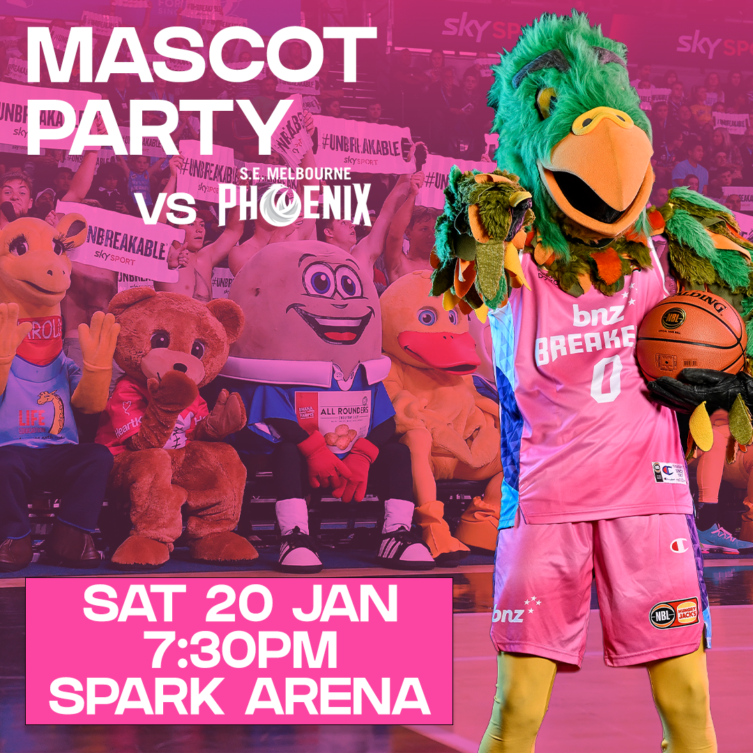 BNZ Breakers Mascot Party