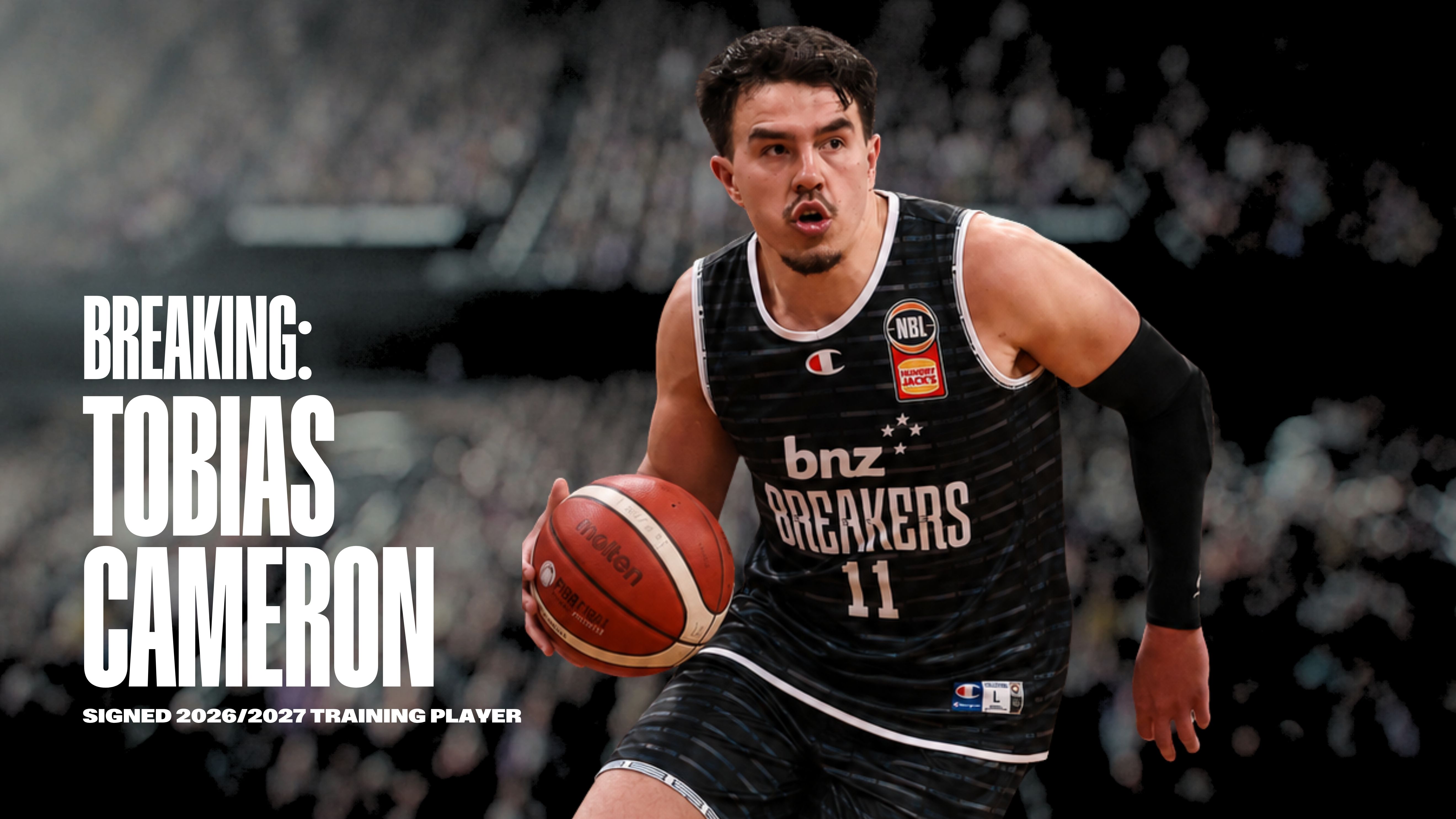BNZ Breakers Add Defensive Specialist Tobias Cameron as Training Player