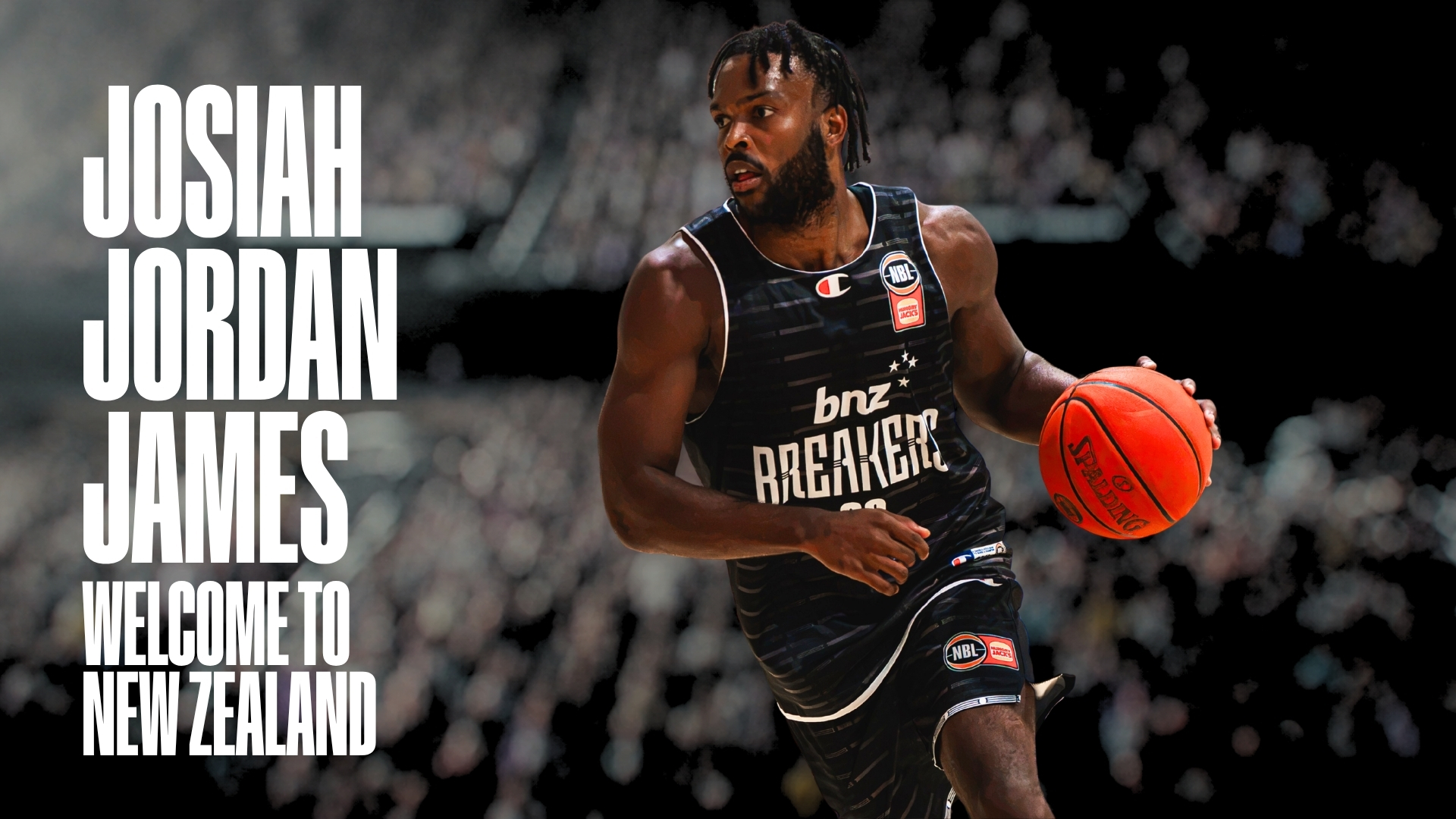 BNZ Breakers Sign Import Forward Josiah-Jordan James for NBL27