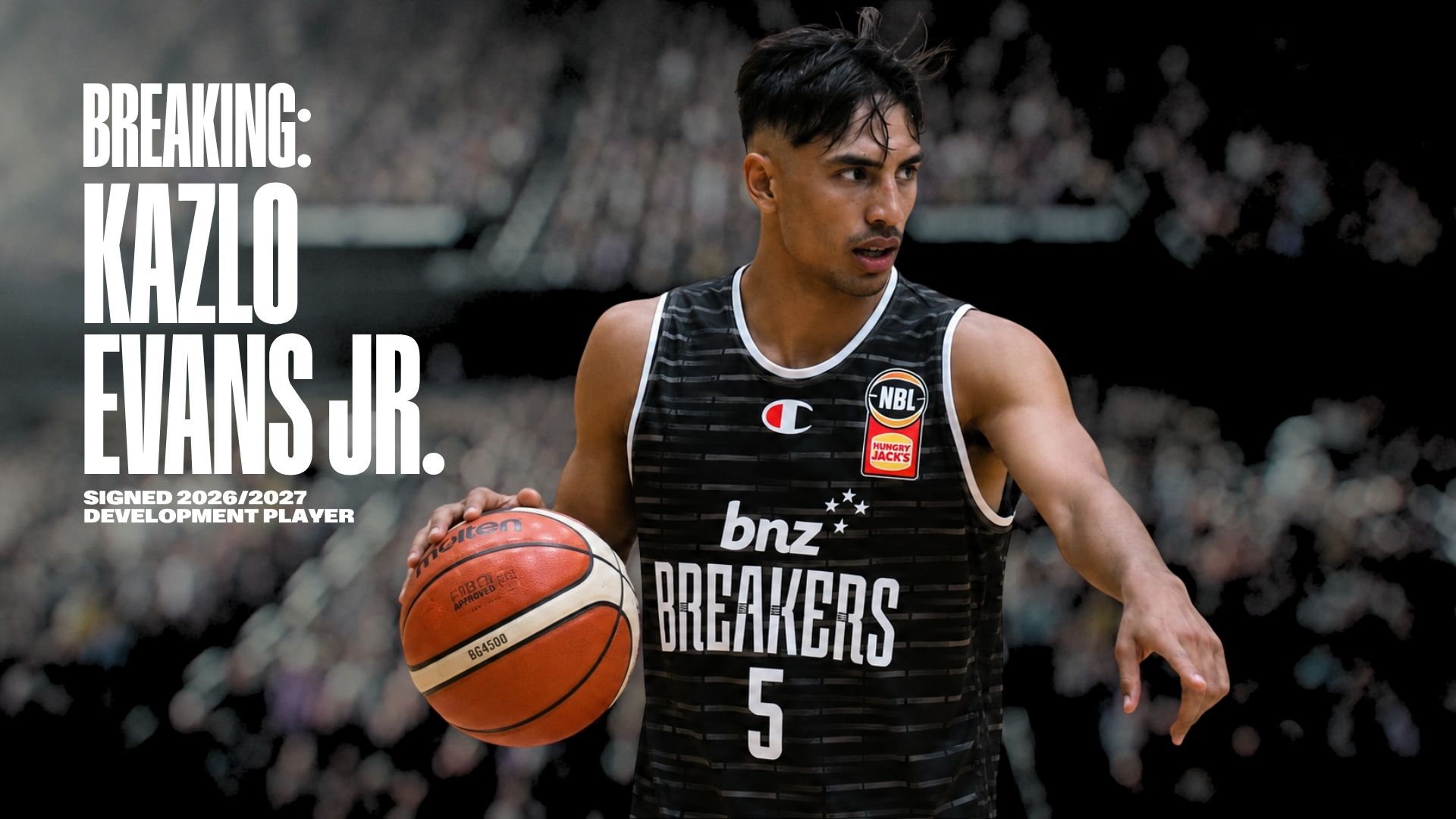 BNZ BREAKERS SIGN EXCITING YOUNG KIWI 
