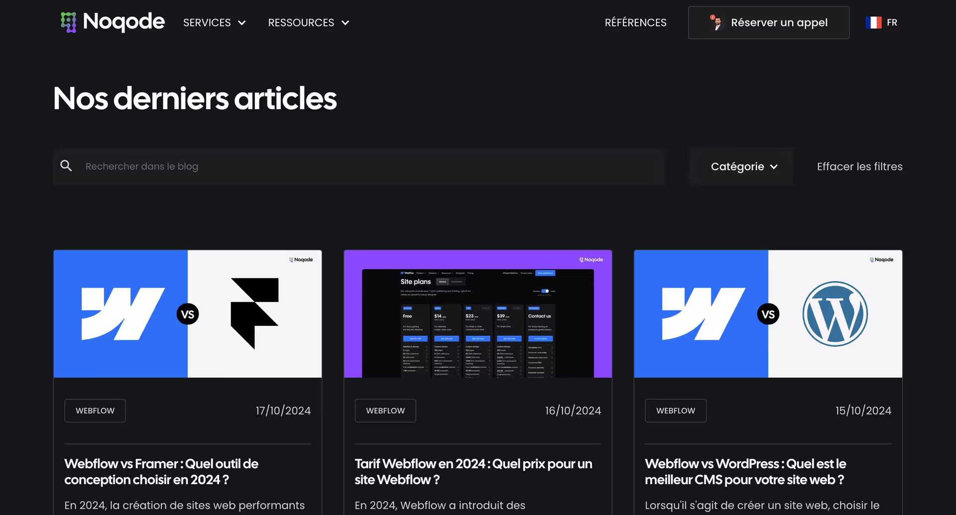 Template blog Noqode