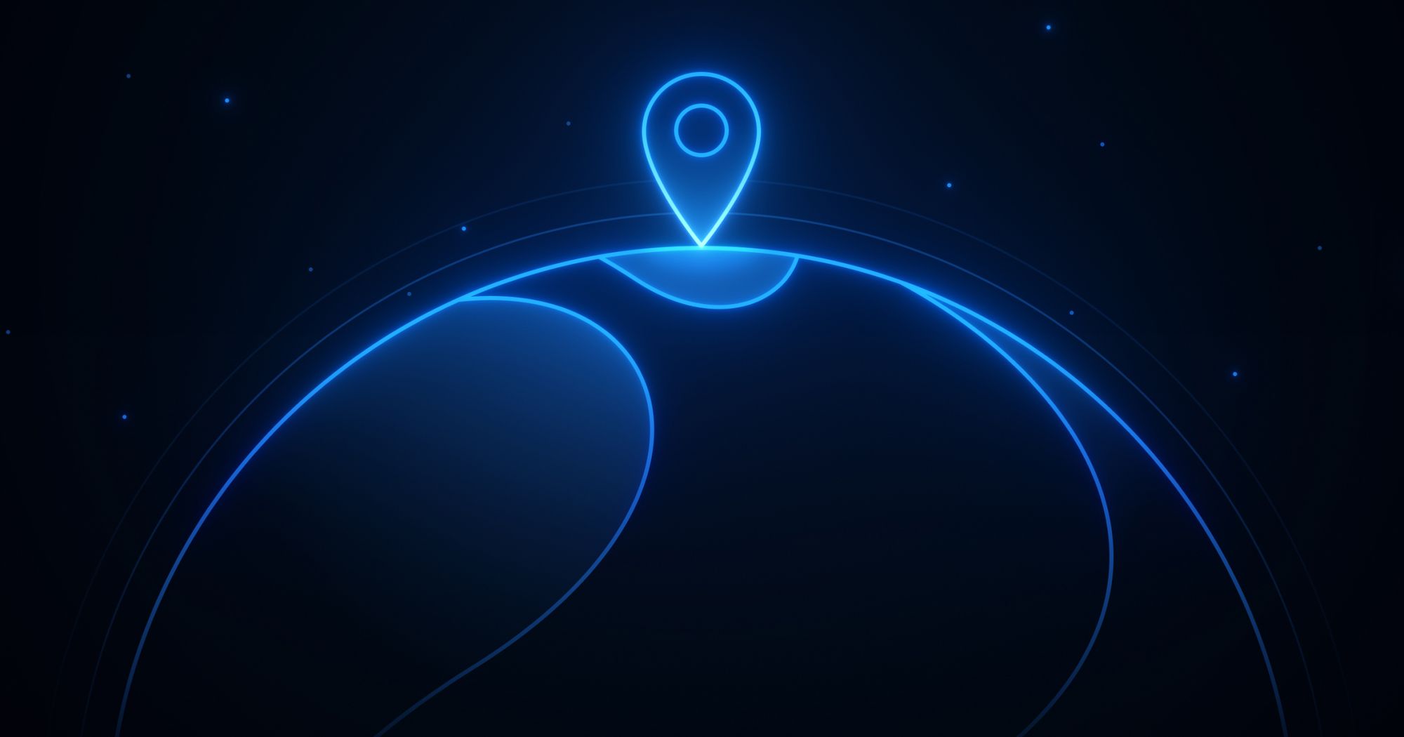 Stylized world map with a glowing location pin, illustrating the importance of website localization for international expansion.