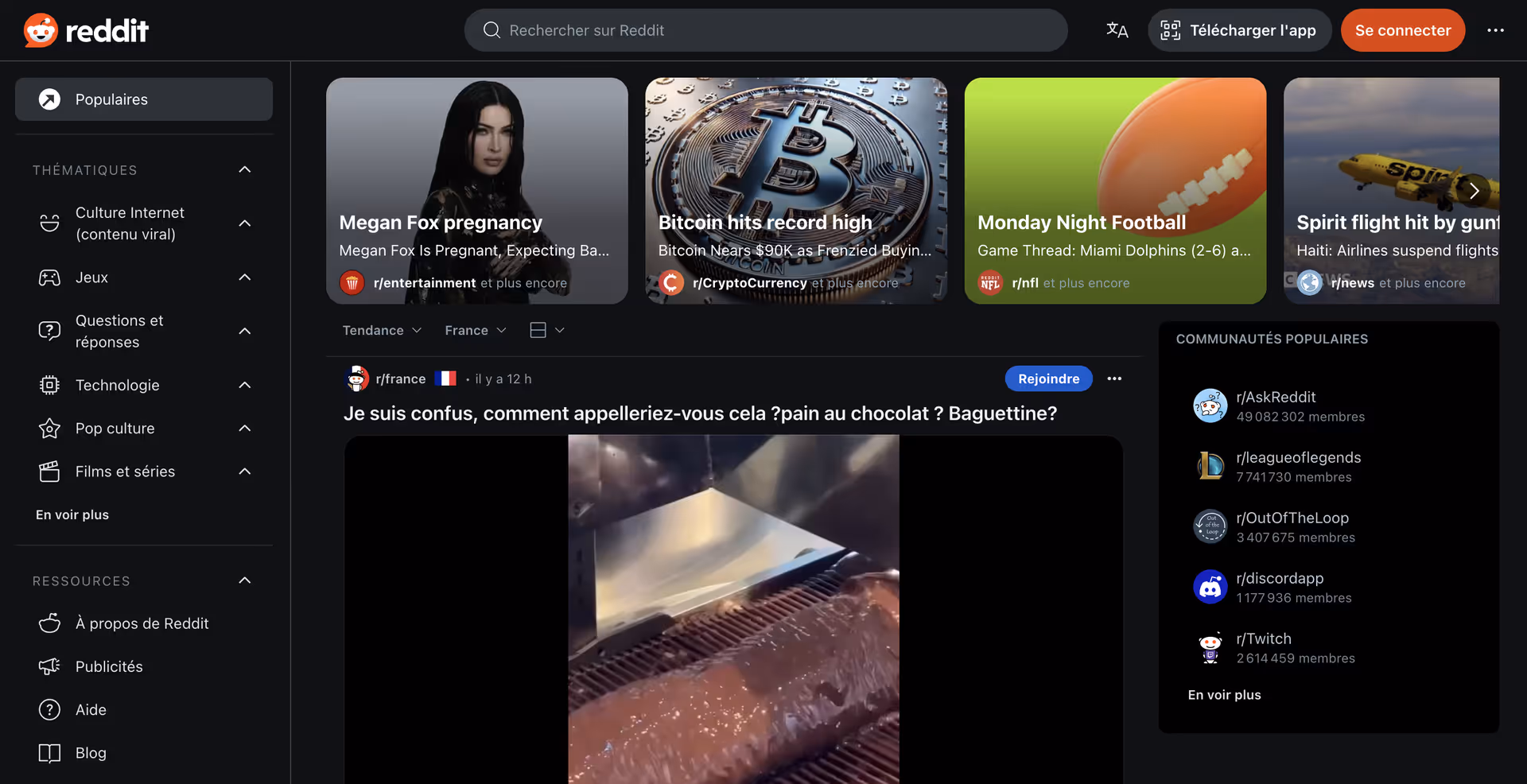 Exemple d'un site communautaire avec Reddit